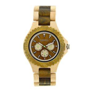 Bewell Men's Natural Wood Watch